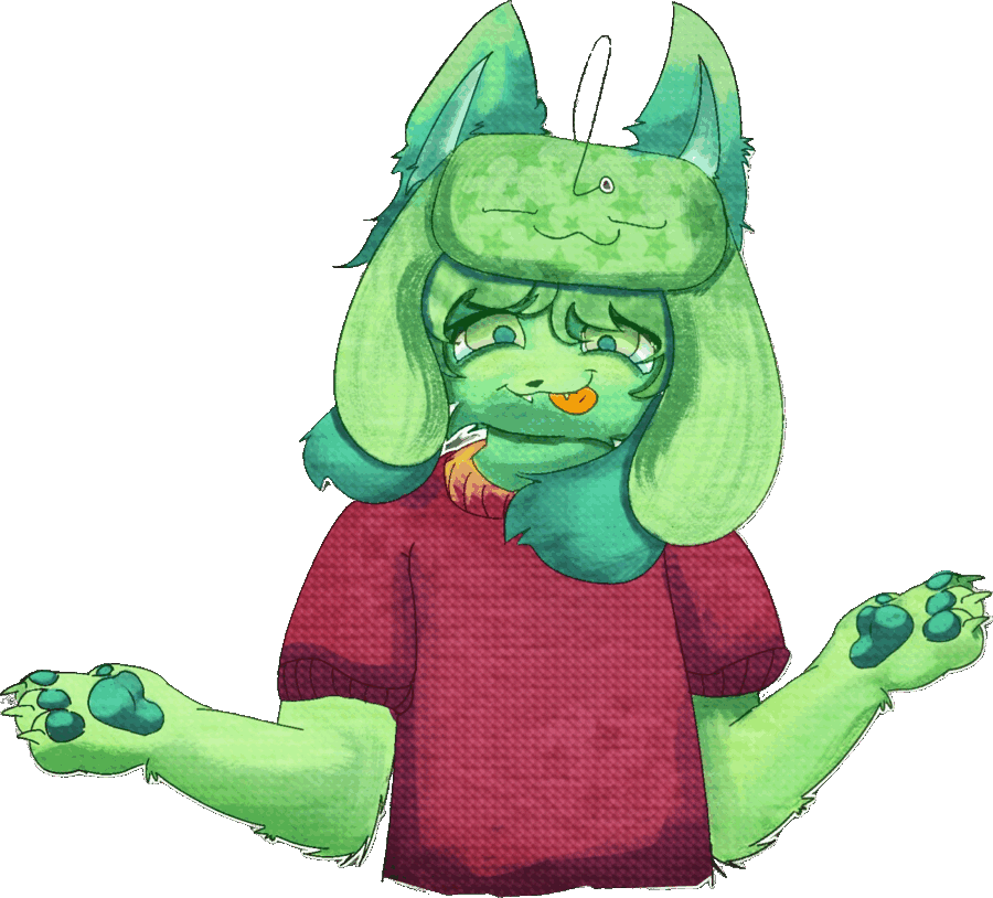 Dominic Conrad, fursona Viridis Aadrum do artista Vutiur